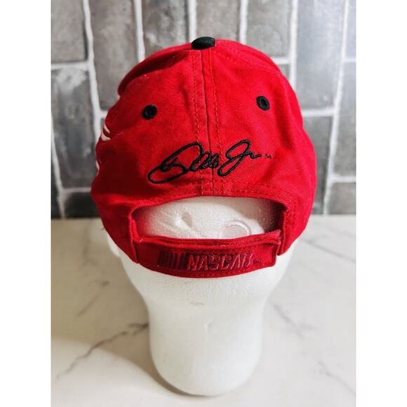 Dale Earnhardt Jr. Hat Winners Circle Nascar Number 8 Budweiser Crown Hat Red - Picture 6 of 11